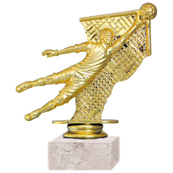 Trofeo con base de marmol. Diseño de arquero.