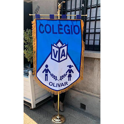 Estandarte de tela personalizado