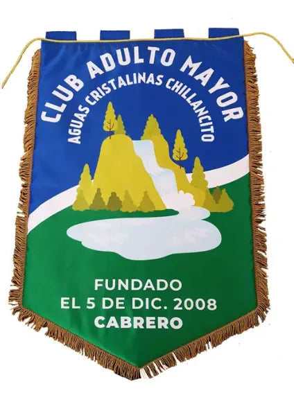 Estandarte de tela personalizado