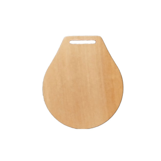 Medalla madera. Redonda B. 5 cms
