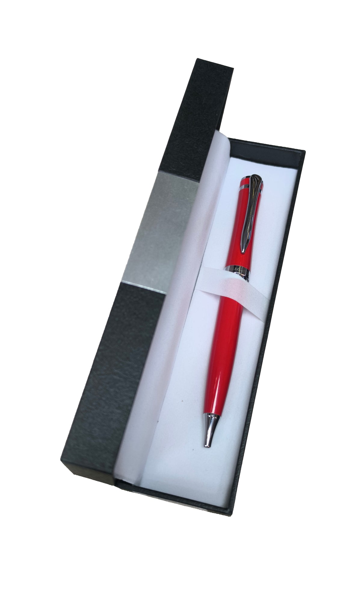Bolígrafo metálico rojo