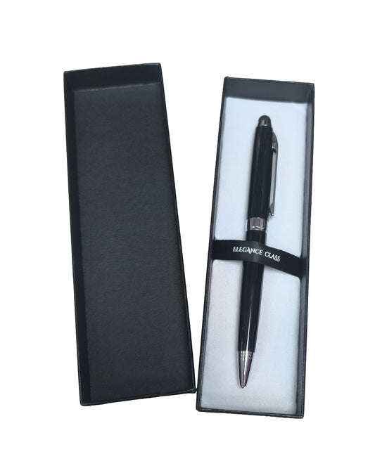 Boligrafo metálico negro