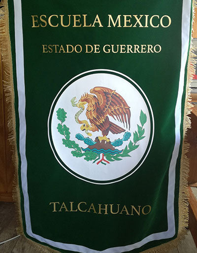 Estandarte de tela personalizado