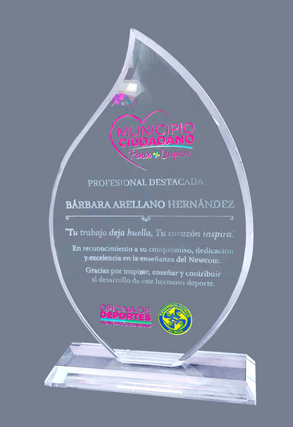 Galvano Cristal Flama CR76