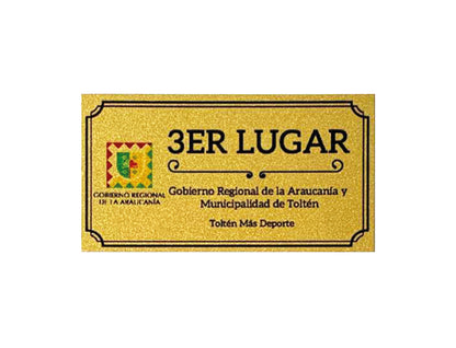 Placa Sublimada