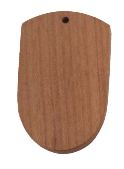 Medalla madera. Escudo.